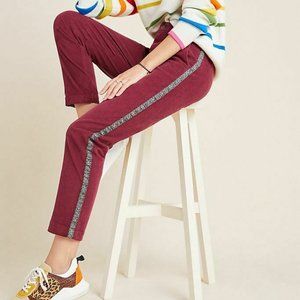 Anthropologie Sundry Leopard Stripe Corduroy Pants